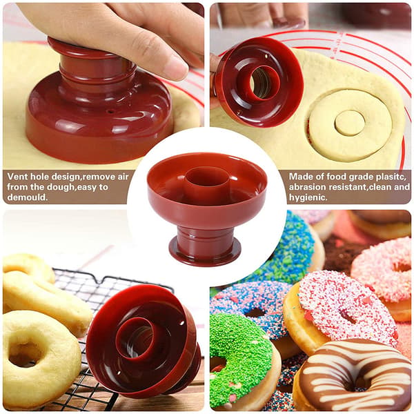 Donutform DIY-værktøj Donut Maker Cutter Form Bageriform Bagedessert Bagekageform