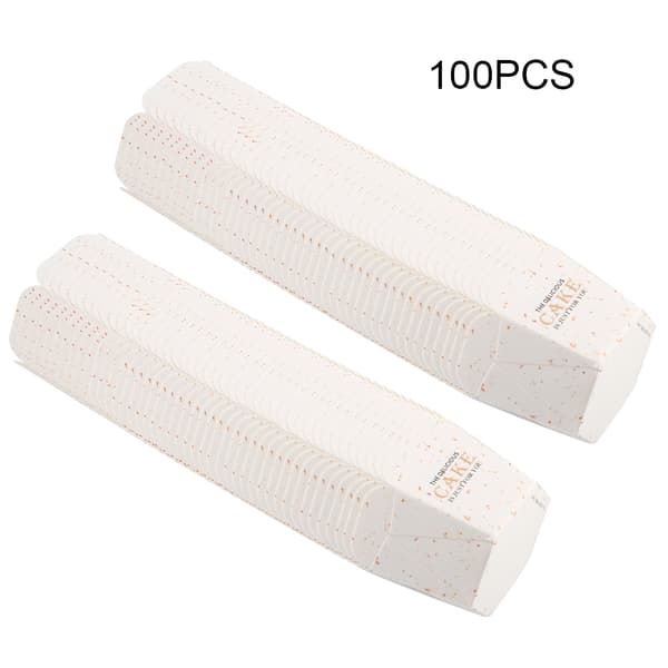 100 st Mini Cupcakeformar Papper Runda Kakbakformar Muffinsformar Hemfest Bröllop #3