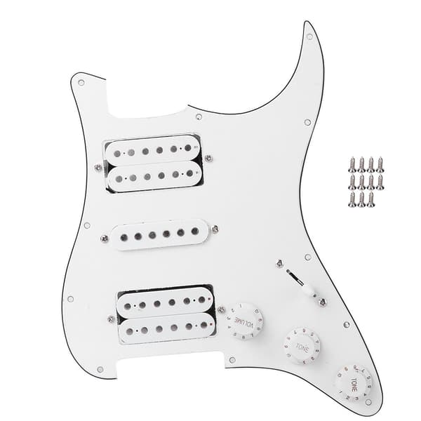 Elgitarrbräda Plektrumskydd Humbucker med HSH Pickup Förkopplad