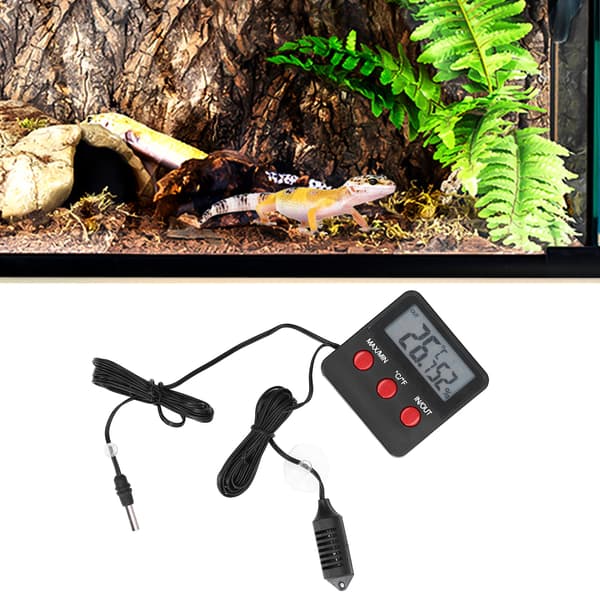 Fugtighedstemperaturmåler Mini Termometer Digital Display Temp Sensor Måler Hygrometer DTH‑74