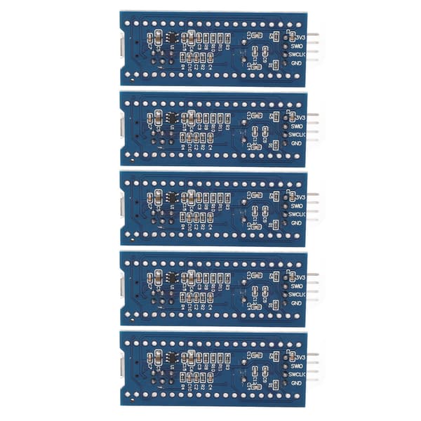 5 STK STM32F103C8T6 Minimum System Udviklingskort Mirco USB 40 Pin Core Læringsmodul