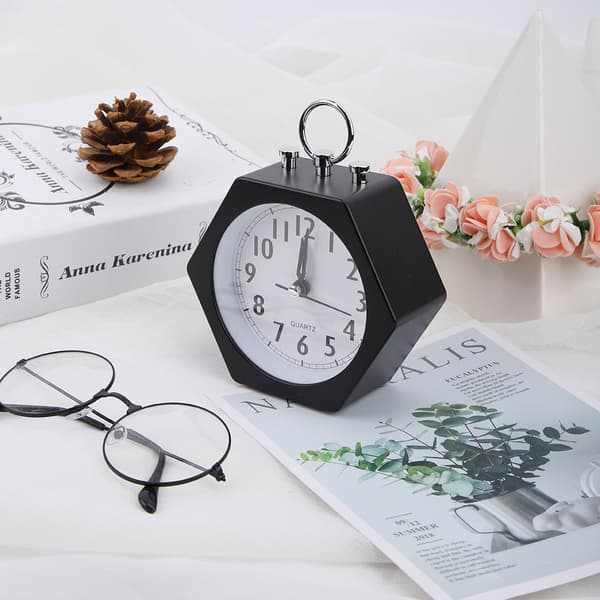 Lydløs blød vækkeur Børnevækkeur Timer Digitalt ur (sort)