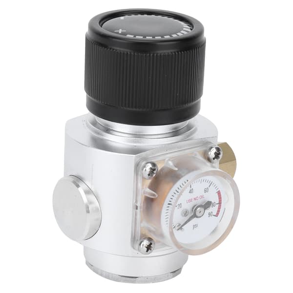0-90PSI CO2-regulator 3/8in rustfrit stål sodavands trykreducerende ventil til hjemmebryg