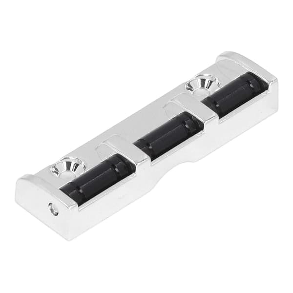 6-strängad metallgitarr rullmutter 43mm silver reservdel med 2 skruvar för elgitarr