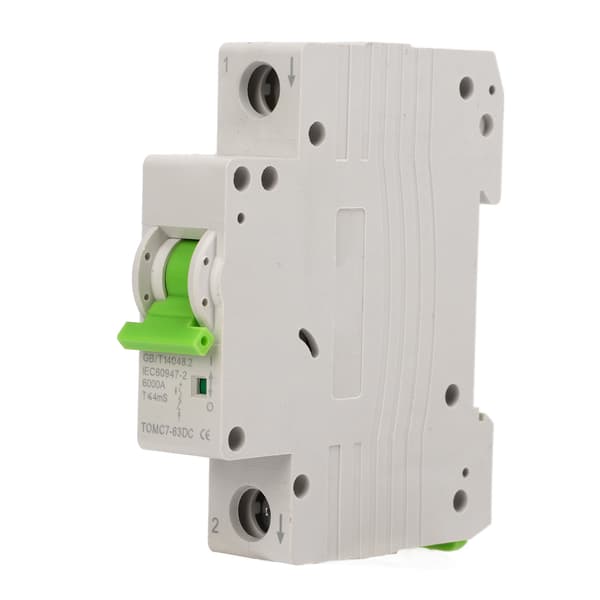 PV-afbryder 1P Mini Magnetisk System Hurtigudløsning DC-kredsløbsisolator til solsystem 250V 25A