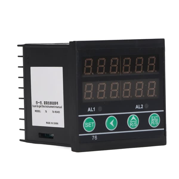 BERM 6-cifret multifunktionel tæller Industriel samlebånd LED digitalt display timermåler 100‑240VAC