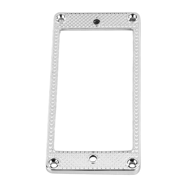 Silver Zinklegering Konturerad Gitarr Pickup Ram för Les Paul Elgitarr, Pro Monteringslist, 1-pack