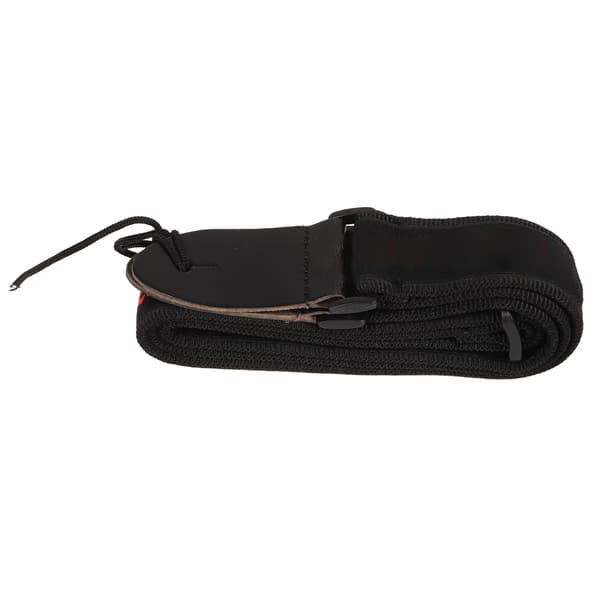 Bred nyloninstrumentrem för bas, akustisk elgitarr, ukulele, justerbar längd med klämma, 1-pack