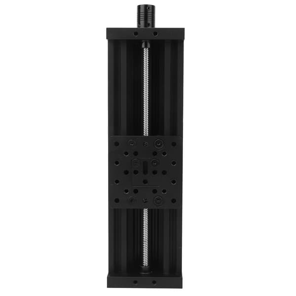 Skrueslæde Lineærbord Aluminiumlegering 3D-printer Graveringsmaskine Sort/Sølv Sort 300mm