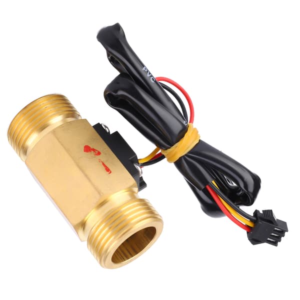 G3/4in Hall-effekt flowmåler han-han gevind 1~30l/min flow sensor måler