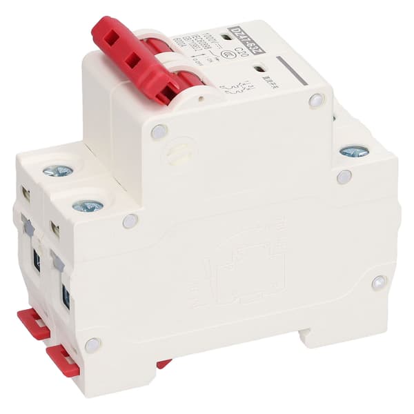 DC dvärgbrytare 2P solcellssystem isolator DIN-skenmontering 1000V 20A DZ47‑63Z C20