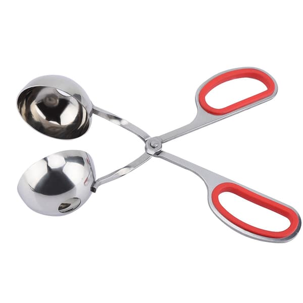 304 rustfrit stål non-stick kødboller risboller klip maker form køkkenredskab (rød)