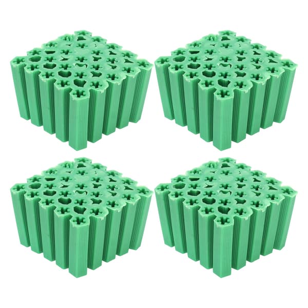 100-pack M6 Expansionsrör i plast Grön Väggankare Fästdyvel Hårdvara