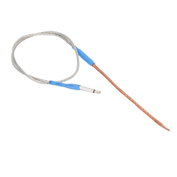 Silverblå metallgitarr Piezo Elektrisk Pickup Stick Transducer Rod 2,5 mm Utgångsjack för Akustisk Klassisk 1-pack