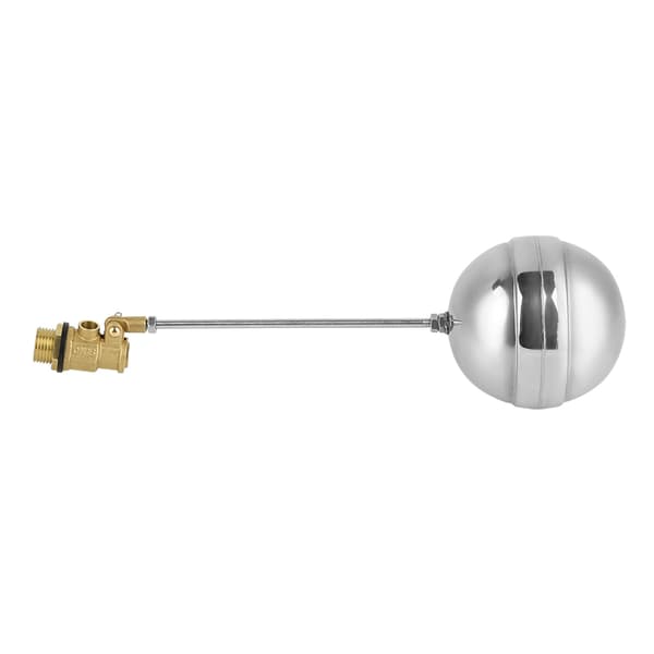 DN15 G1/2 Messing Han Gevind Vand Sensor Rustfrit Stål Flydekugleventil