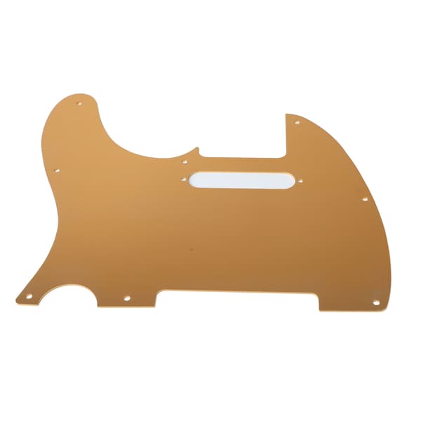 Premium Gold Aluminiumlegering Elgitarr Plektrumskydd, Robust Anti-Rep Frontplåtsskydd
