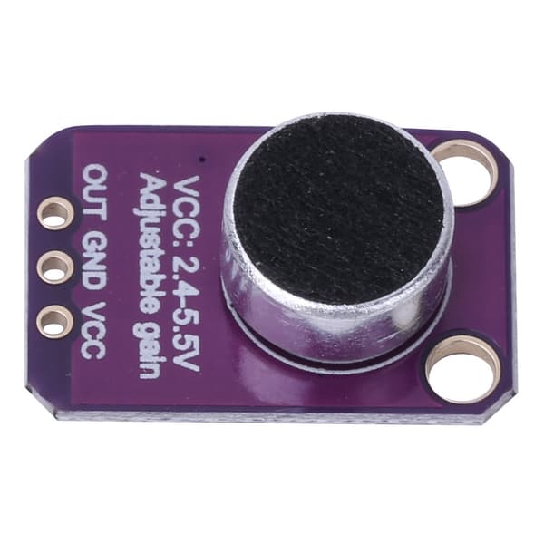 MAX4466 Mikrofonforstærkermodul Lydsensor 2.4V til 5.5V Mikrofonforforstærker