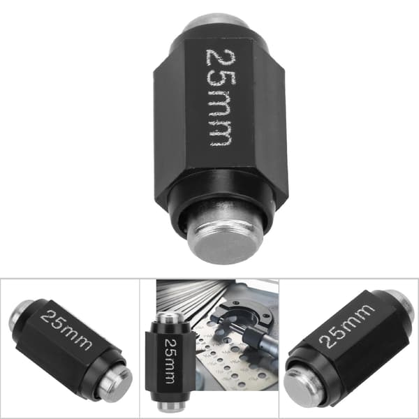 Rustfrit stål udvendig mikrometer standard kalibreringsblokstang (25 mm)