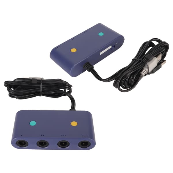 Gamecube Controller Adapter 3-i-1 Konverter til Wii U Switch PC Gaming