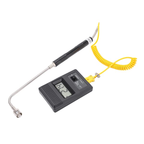 Tm‑902c Industriel LCD-display Digital Sensor Termometer med Buet Skaft Overfladetermoelement ‑50‑500℃