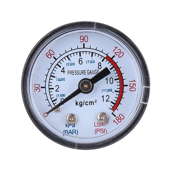 Luftkompressor Tryckkontrollbrytare Ventil Regulator 90-120 PSI med Dubbla Mätare