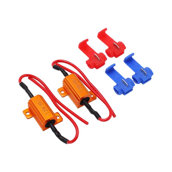 2 sæt 25W 25Ω LED Modstandsafkoder Anti-korruption Holdbar Belastningsindikator Modstand