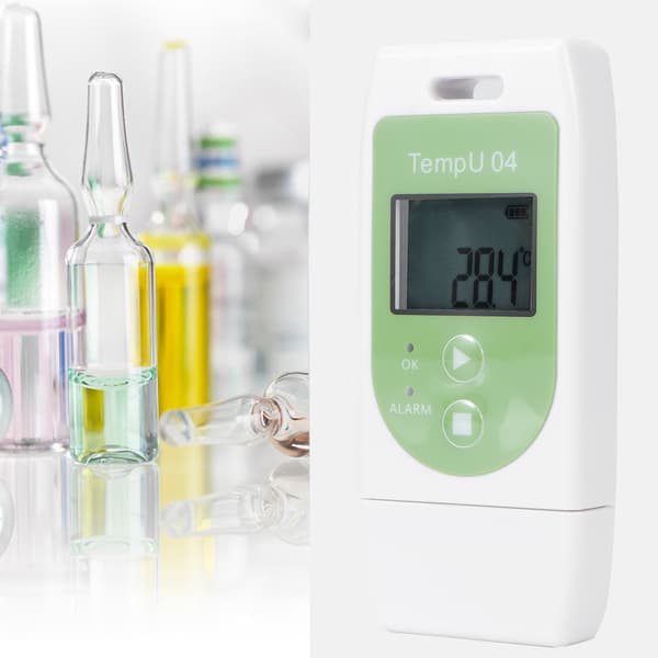 Temperaturmåler USB Temp Datalogger med PDF SCF-rapport til køleskabsbil