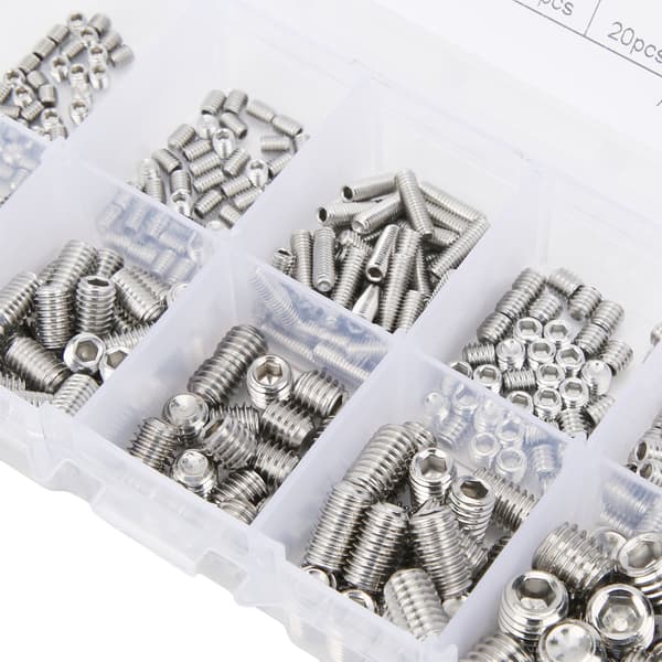 350 stk. konkav ende strammesæt 304 rustfrit stål hardware tilbehør M3-M8