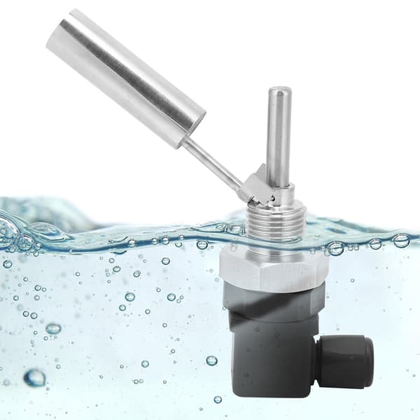 Andenæb flydekontakt 304 rustfrit stål vand væskeniveausensor controller G1/2\" DC0-220V