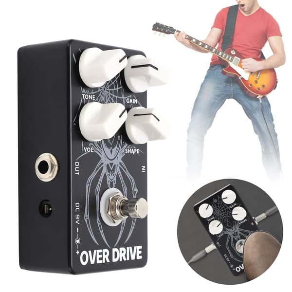 Gitarr Stompbox Overdrive Speed Music Gear med True Bypass CP-65 DC9V
