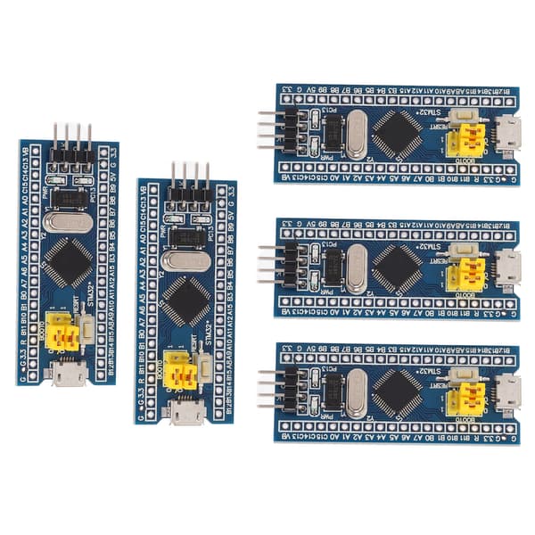 5 STK STM32F103C8T6 Minimum System Udviklingskort Mirco USB 40 Pin Core Læringsmodul