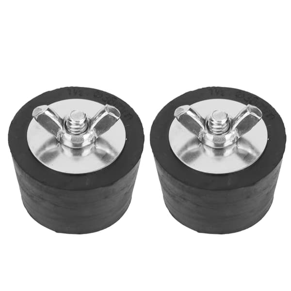 2PCS 1,5 tums gummi expansionsplugg för vinterförberedelse av pool- och spaledningar