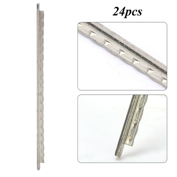 24st Elgitarr Bandtråd Cupronickel 1.89mm/0.07in B 2.8mm/0.11in H Gitarrtillbehör