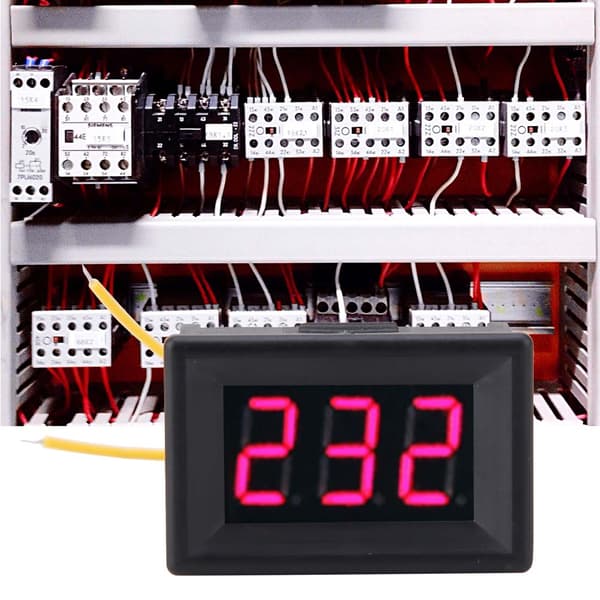 1 stk. Digital 0,36\" LED Display Voltmeter AC Spændingsmåler Panel 70-380V