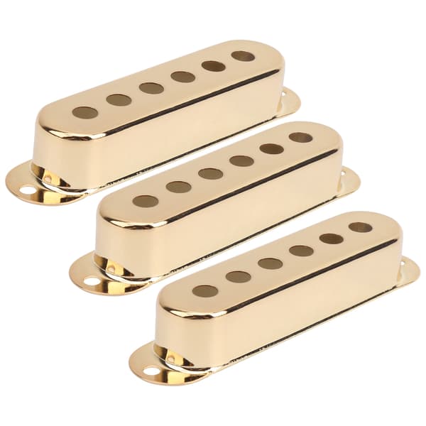 3-pack enkelspoliga pickup-kåpor mässing 48mm/50mm/52mm gitarrdelar för ST SQ elgitarr