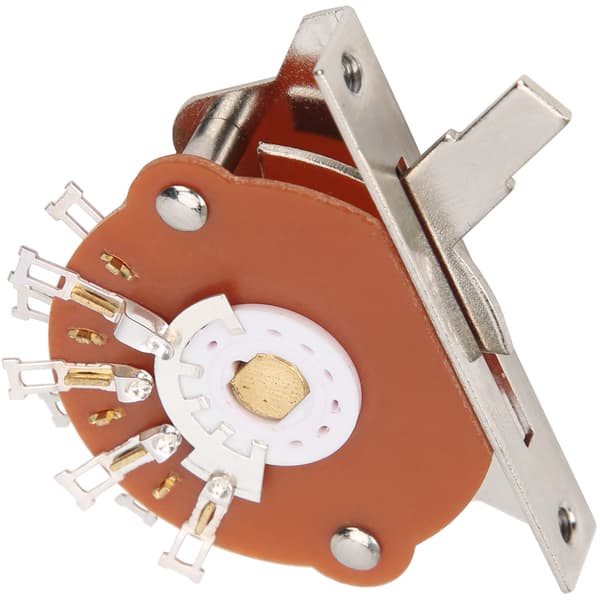 Elgitarr 5-vägs väljarkontroll för ST/SQ gitarr metall plast kit 1 switch 3 kapsyler 2 skruvar