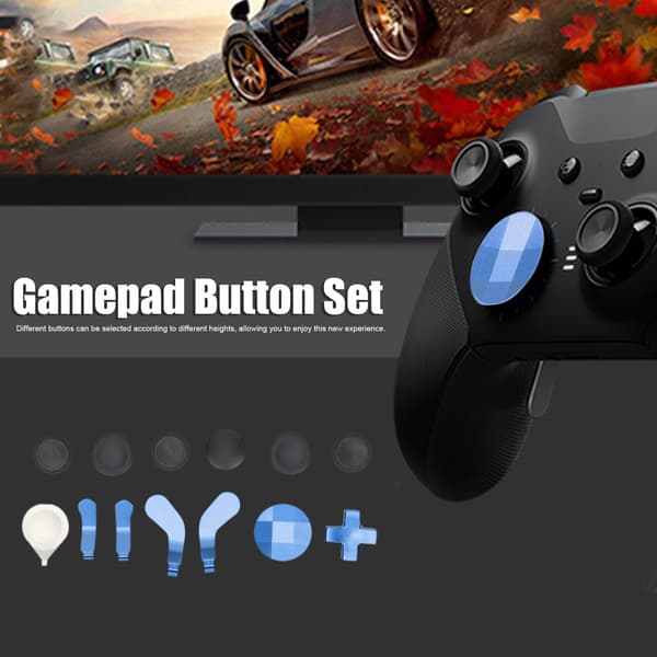 Xbox Controller Paddle Kit Erstatningsknapper Gamepad Tilbehør Blå 4-pak