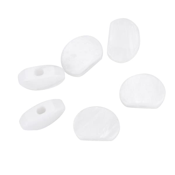 6 st/set Perspex Stämskruvsknoppar för Gitarr #1