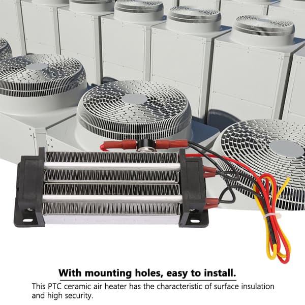 PTC Varmeelement Keramisk Luftvarmer Termostatisk 500W 110V