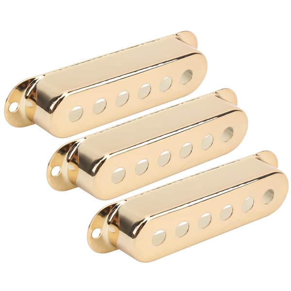3-pack enkelspoliga pickup-kåpor mässing 48mm/50mm/52mm gitarrdelar för ST SQ elgitarr