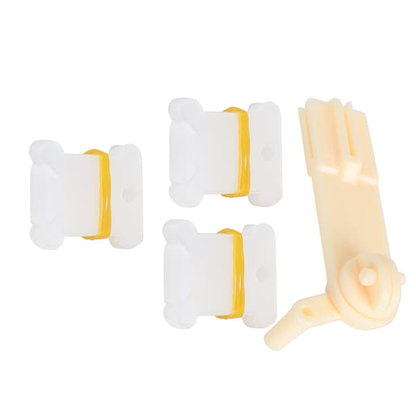 Korsstingstråd Organizer Kit med Plastspoler og Manuelt Vikleværktøj