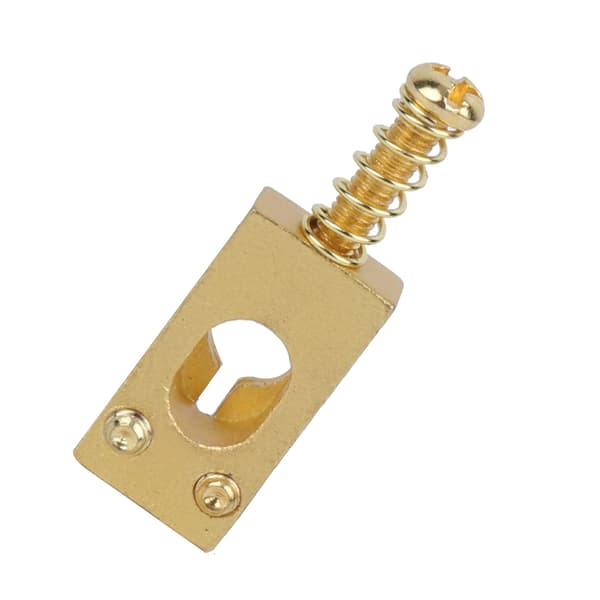 6-pack mässing gitarrstall strängsadlar reservdelar för elgitarr guld 20x10.5x6.5/4.8mm