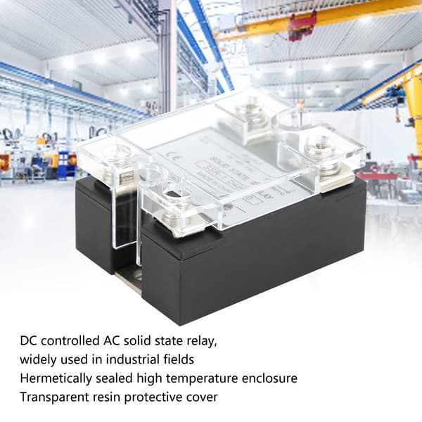 SSR-40-DA Solid State Relæ SSR Solid State Modul DC Styret AC 40A 3-32VDC