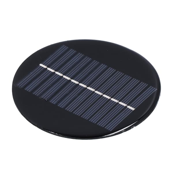 0,8W 6V 10cm Rund Solpanel DIY Solpanel Solladdningskort för Solljus