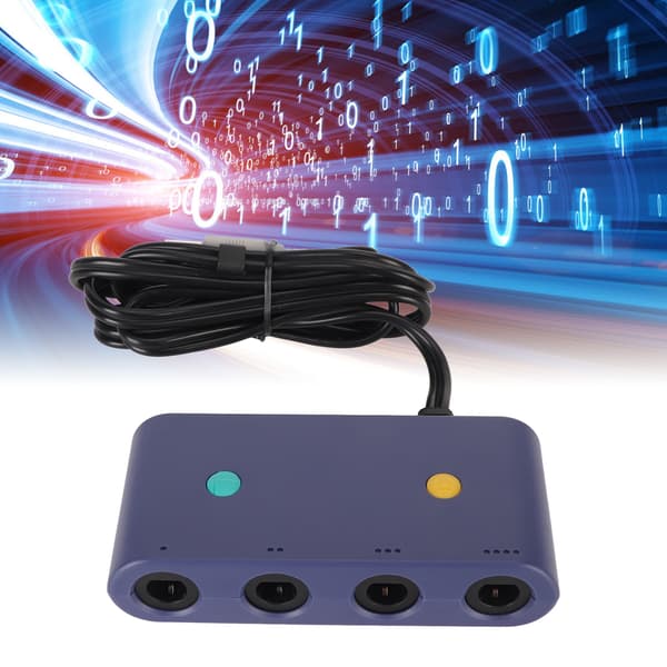 Gamecube Controller Adapter 3-i-1 Konverter til Wii U Switch PC Gaming