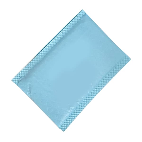 Blå Poly Bubbelkuvert, Tjocka Vadderade Fraktpåsar för Mobilskal & Kort