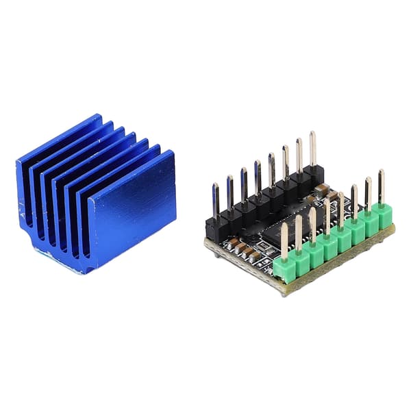 TMC2225 MKS Stepper Motor Driver Board med køleplade lydløs motordrivermodul til 3D-printer