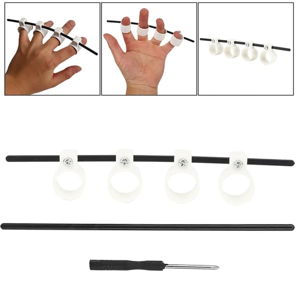 Finger Expander Fingertoppsövning Gitarr Musikinstrument Plast Flexibelt Hjälpmedel