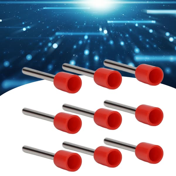 1000 STK Isolerede Ferrule Terminaler Stift Kobber Krympeforbindelse til AWG 22 Elektrisk Ledning E0512