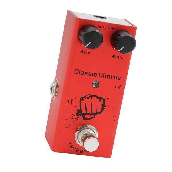 IRIN EF-05 Kompakt Mini Enkel Elgitarr Effektpedal Stompbox med True Bypass Klassisk Chorus Röd